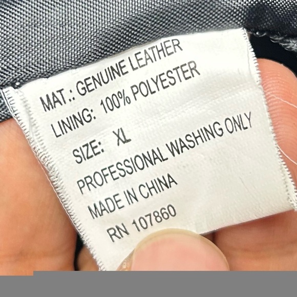 VTG 100% Genuine Leather Black Longline Trench Coat Jacket Motorcycle Equestrian - Picture 15 of 16